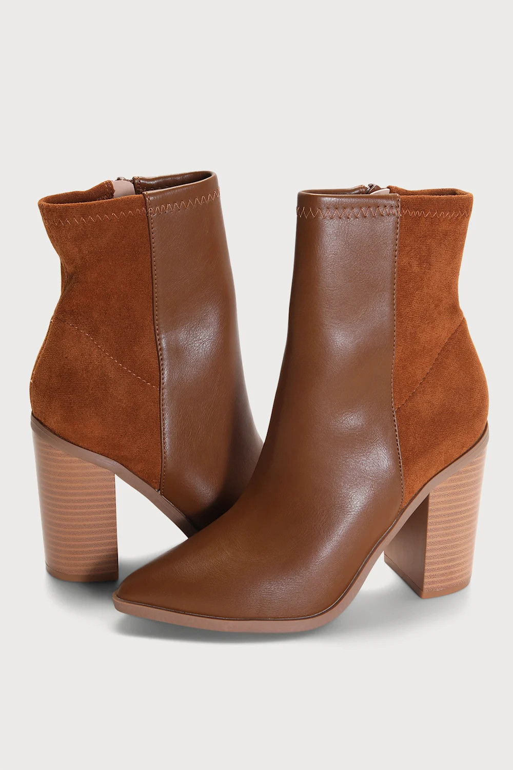 Essex Brown Mid-Calf Booties | Lulus (US)