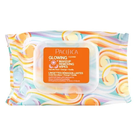 Pacifica Glowing Makeup Removing Wipes 30 Count | Walmart (US)