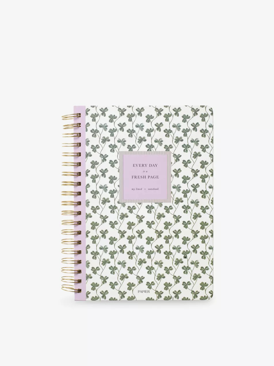 Clover Vine Spiral B5 Notebook | Selfridges
