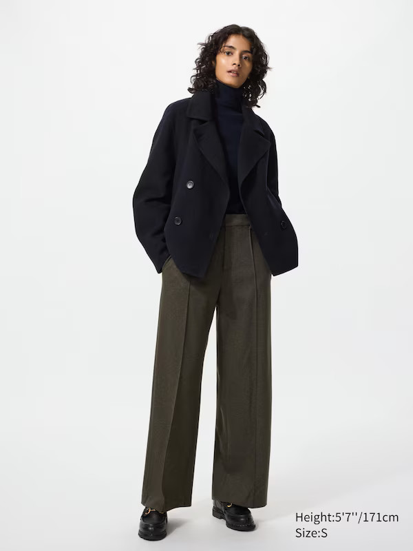 Brushed Jersey Wide Pants | UNIQLO (US)