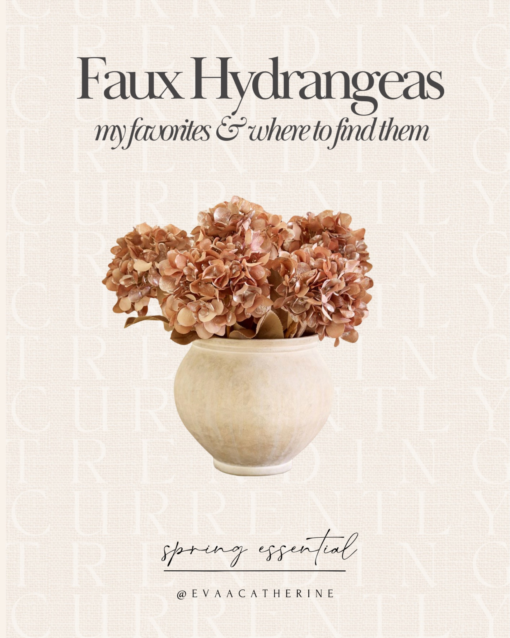 2025 Home Trends | Spring prep! Faux hydrangeas are the perfect way to bring a touch of elegance to your home, and Hobby Lobby has some great options that are usually on sale (though I can’t link them here). 

Pro tip: remove the leaves to make them look even more realistic! These blooms are a must-have for styling any space. 🌸 I recommend atleast 6 stems for a fuller look!

 #homedecor #springessentials 

#LTKStyleTip #LTKHome #LTKFindsUnder50