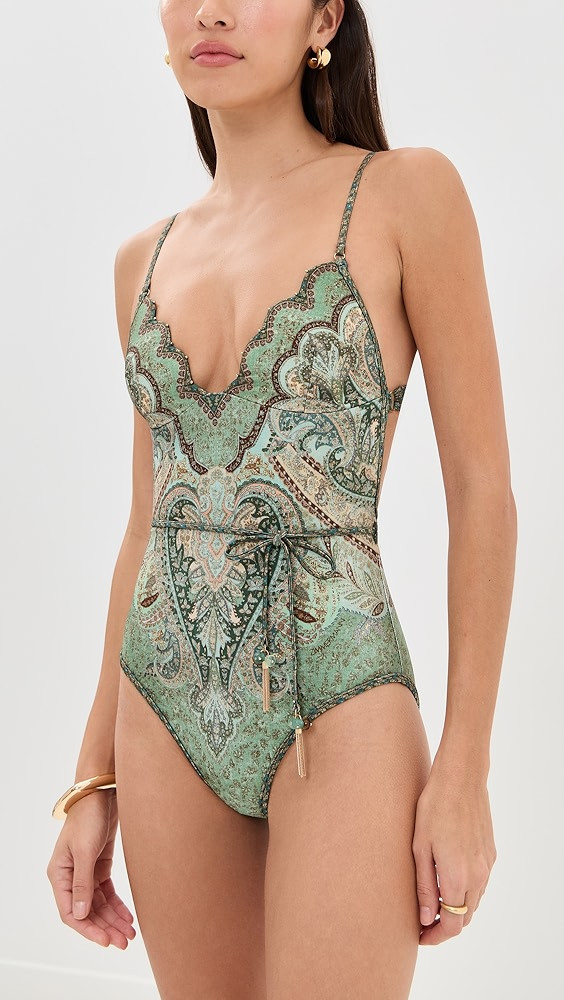 Wanderlust Scallop One Piece | Shopbop