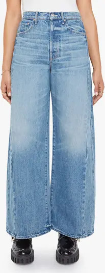 Pipe Dream Button Sneak High Waist Wide Leg Jeans Folk Star) | Nordstrom