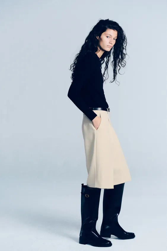 EQUESTRIAN BUCKLE BOOTS | Zara UK
