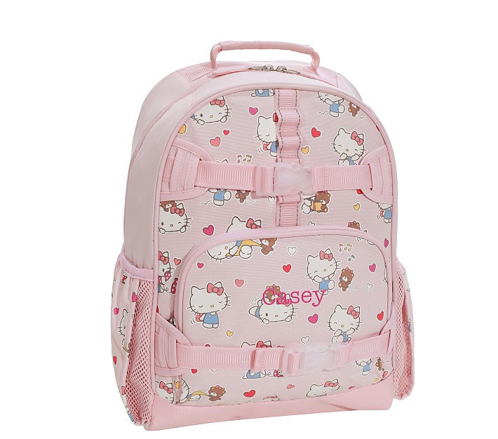 Mackenzie Hello Kitty® Hearts Glow-in-the-Dark Backpacks | Pottery Barn Kids