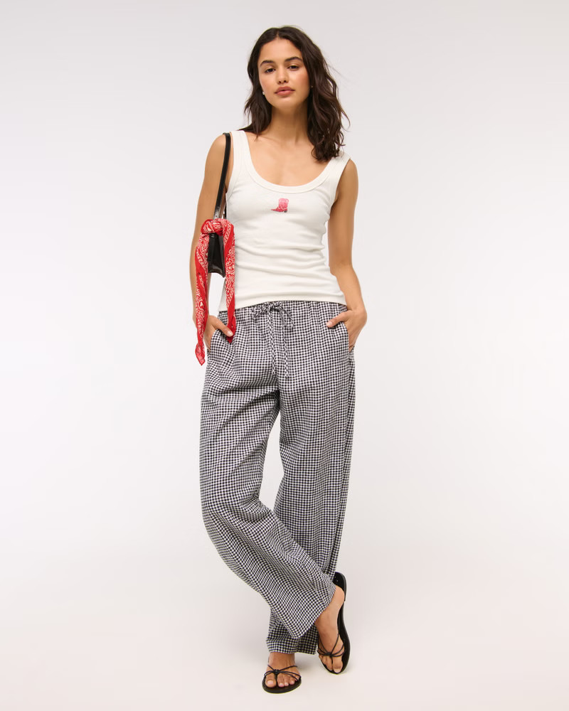 Cowboy Boots Graphic Scoopneck Tank | Abercrombie & Fitch (US)