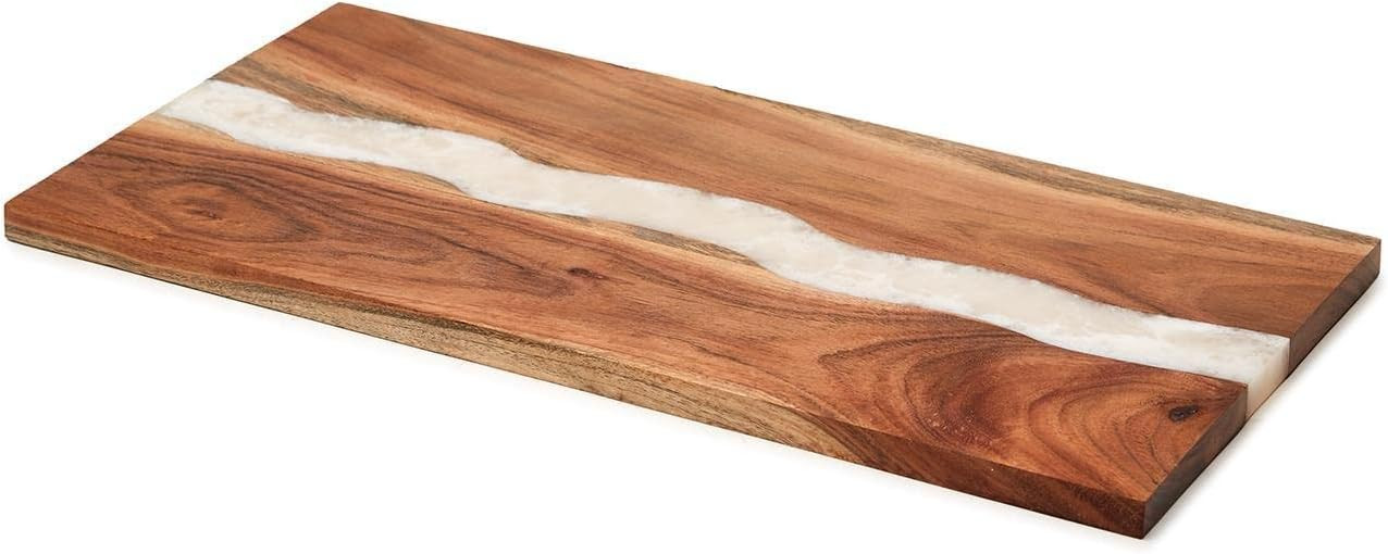 Two's Company Verglas Hand-Crafted Charcuterie/Tapas/Cheese Board w/Resin Inlay | Amazon (US)