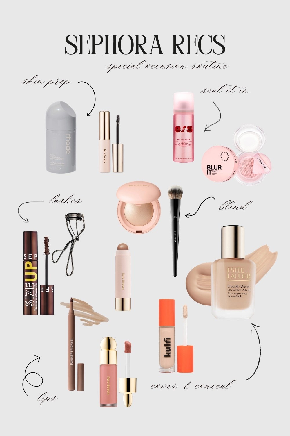 SEPHORA SALE IS HERE YAY 💄💫 my fav  products for when I need my makeup to last allllll night or special occasions🫶🏻

#LTKgrwm #LTKBeauty #LTKmorningroutine