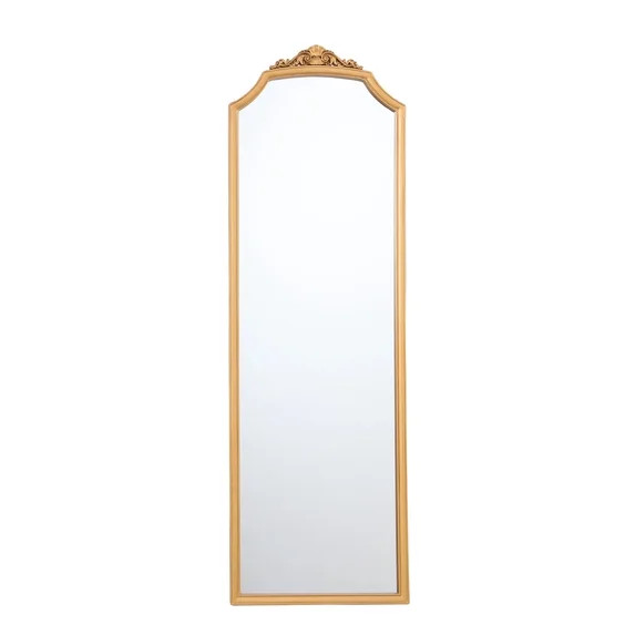 My Texas House Gold Ornate Wood Framed Mirror Over the Door 15x47 | Walmart (US)