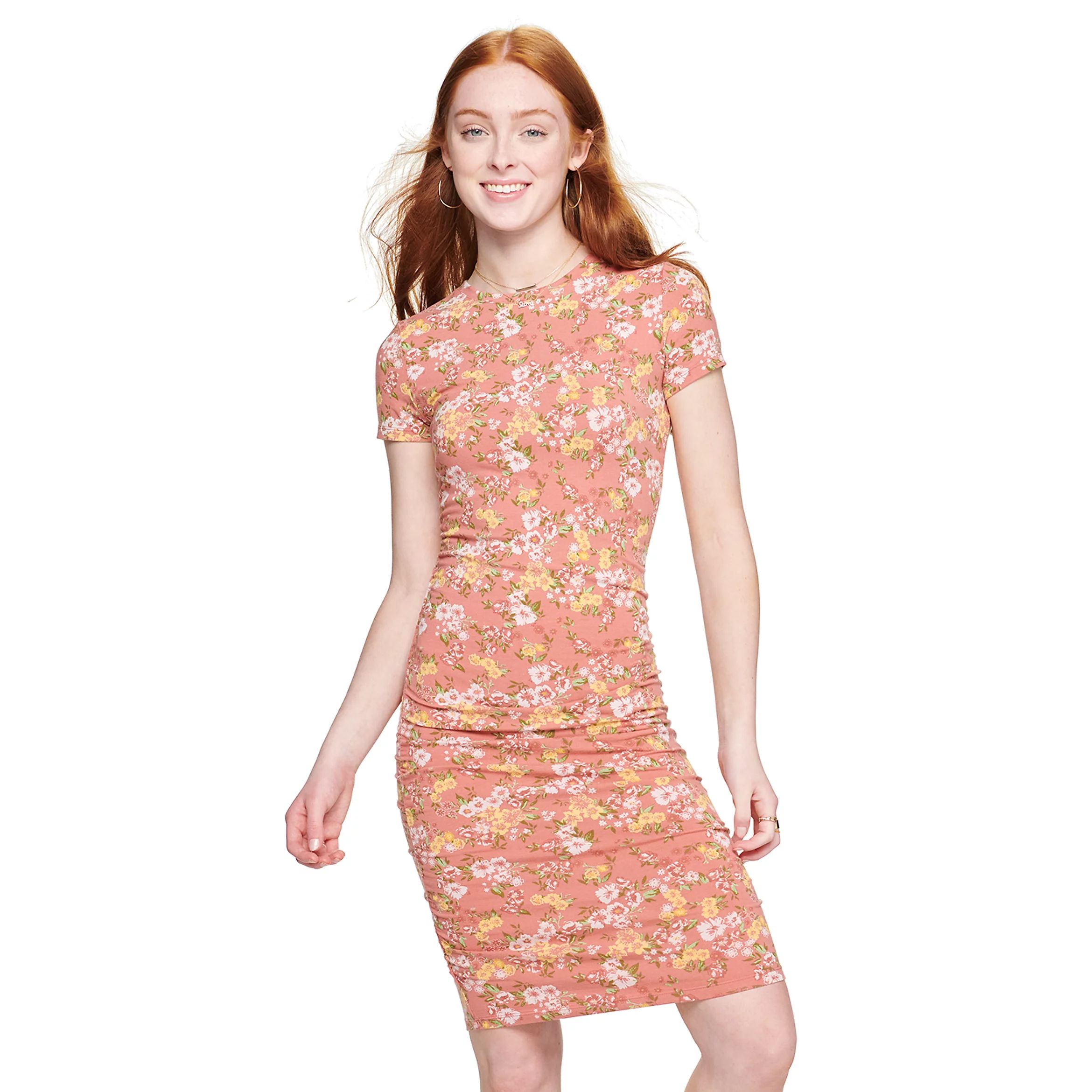 Juniors' SO® Ruched Bodycon Tee Shirt Dress | Kohl's