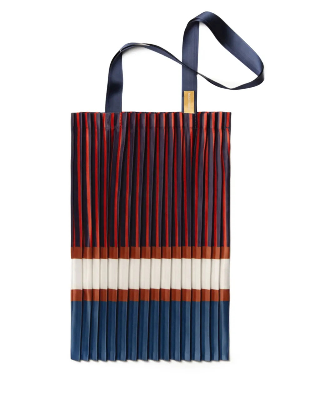 Chiavari pleated striped tote bag | Farfetch Global
