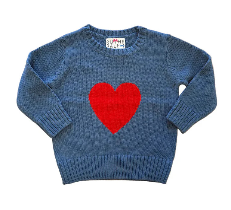Ruth and Ralph Red Heart Sweater | JoJo Mommy