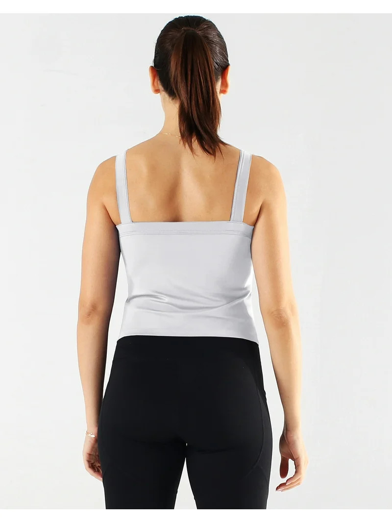 NELEUS Womens Athletic Cropped Tank Top with Built in Bra Camisole for Layer Stretch Wider Strap,... | Walmart (US)