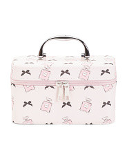 Cutesy Bow And Perfume Print Train Case | Beauty Tools | Marshalls | Marshalls