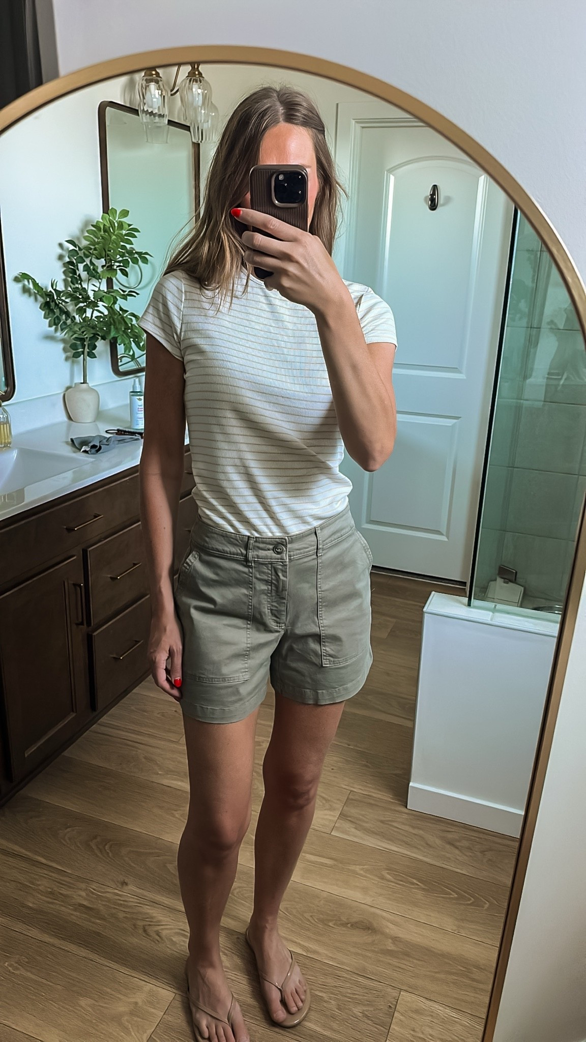 Best $8 ribbed tee. I have them all, you can’t go wrong! I get them in medium.

#LTKdayinmylife #LTKmomlife #LTKTall