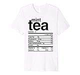 Mint Tea Nutritional Value Premium T-Shirt | Amazon (US)