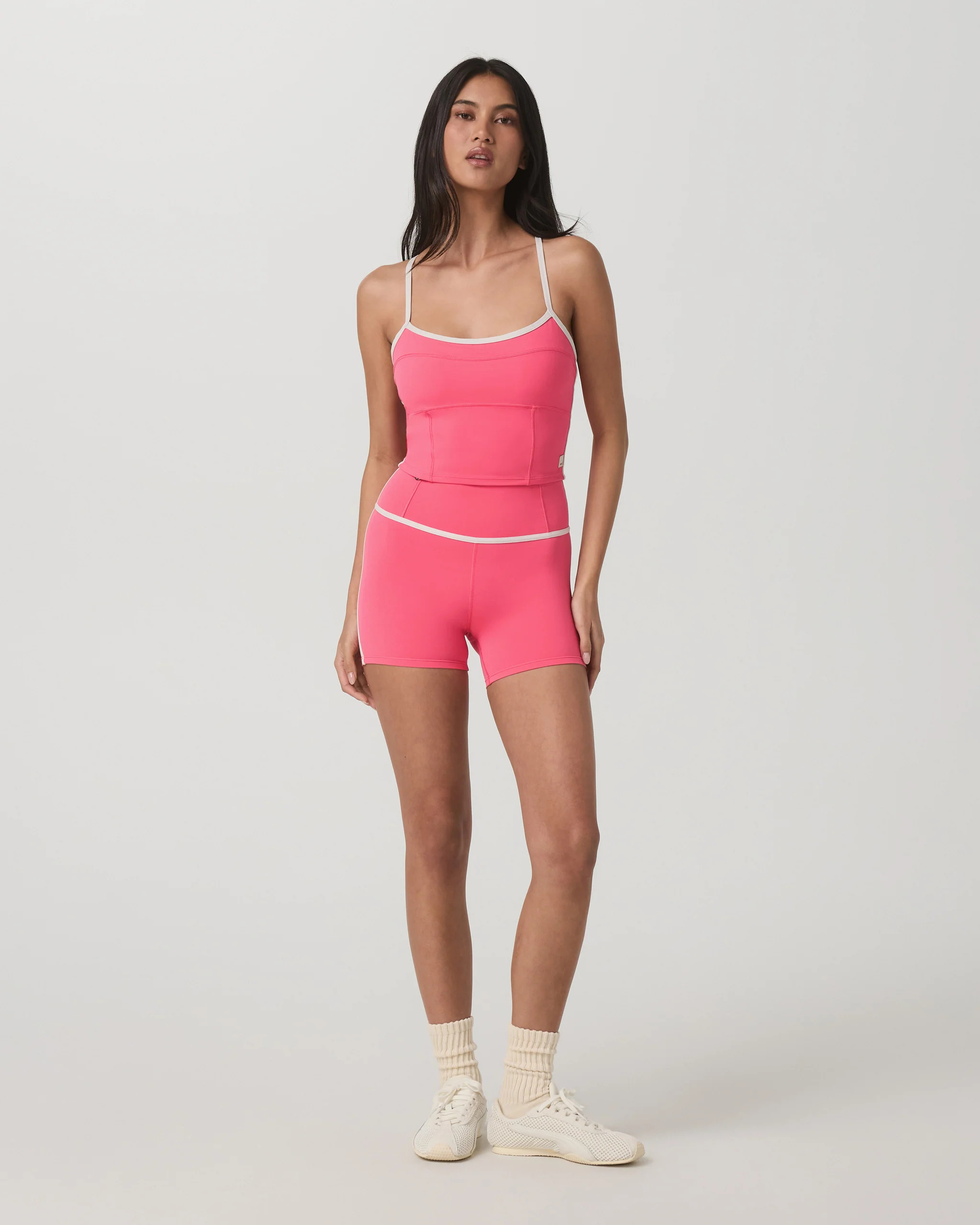 Vuori AllTheFeels™ Corset Tank – Women's Sunset Pink Tank Top – Vuori | Vuori Clothing (US & Canada)