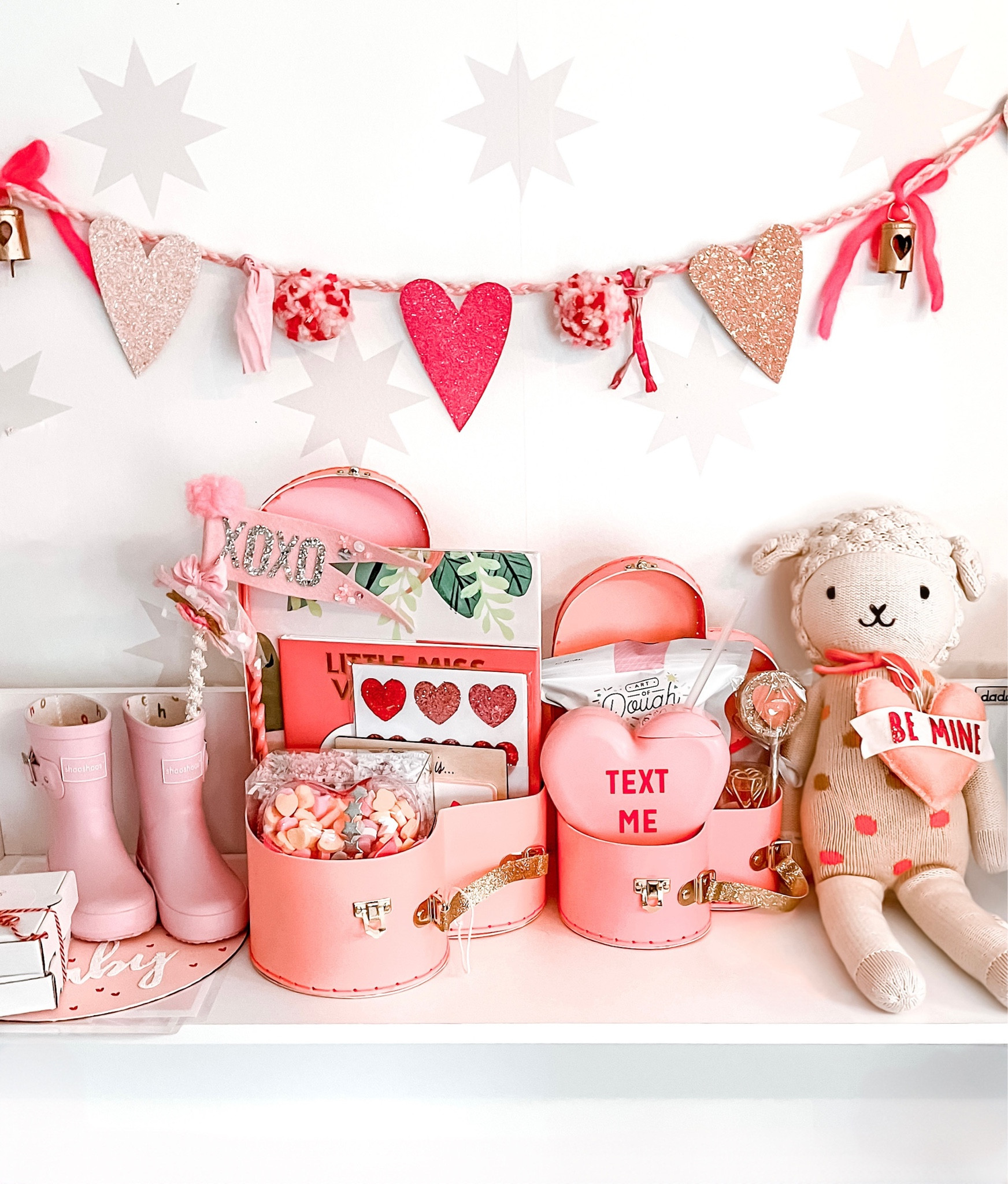 Valentine’s Day Basket 💝✨

This is my favorite one yet! Willow was absolutely obsessed!


Pink rain boots Vday galentine gifts for kids valentines finds pink be mine tumbler heart suitcase garland hunter boots cuddle and kind text me cup tumbler sidewalk chalk art of dough play dough glitter stickers sparkle sequin sparkly bell pink ribbon decor inspo Amazon finds for her toddler baby spring trends Valentine’s books shelfie kids room birthday party ideas 

#LTKSeasonal #LTKGiftGuide #LTKkids