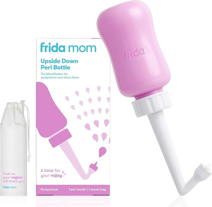 Frida Mom Upside Down Peri Bottle for Postpartum Care, Portable Bidet Perineal Cleansing and Reco... | Amazon (US)