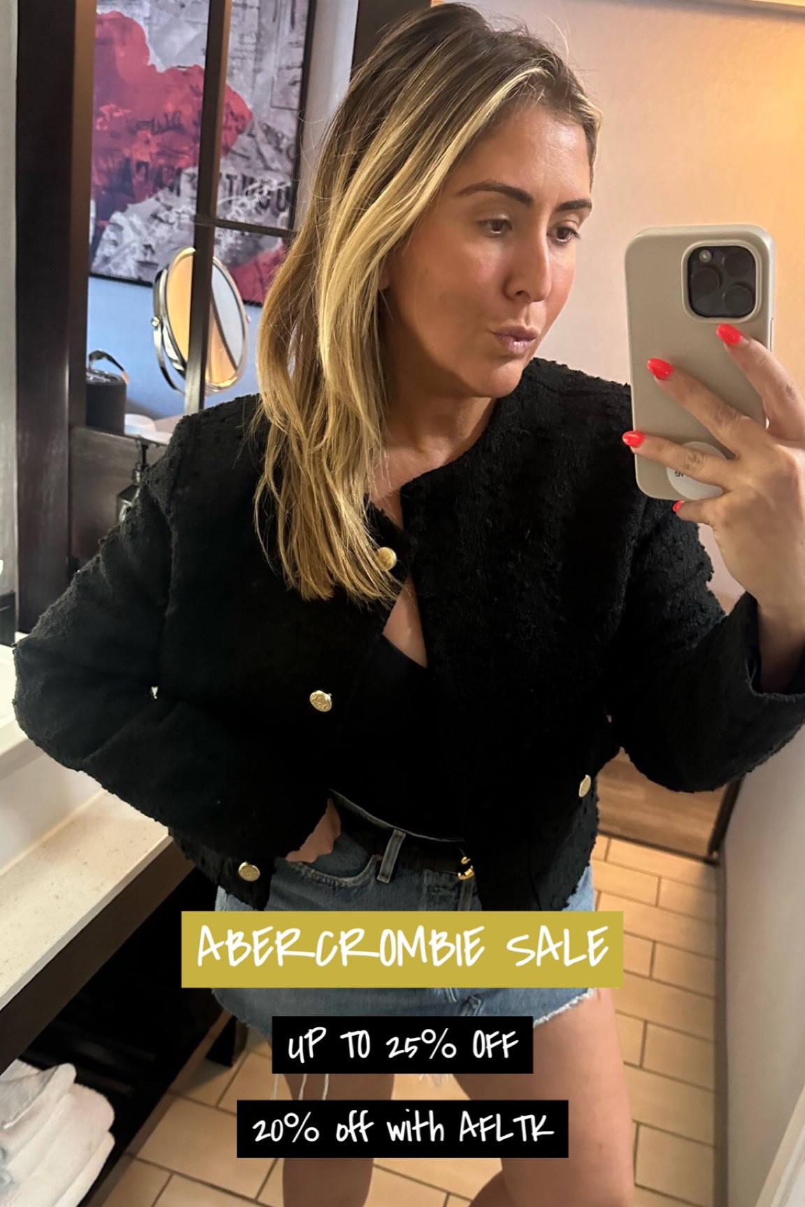 Abercrombie Sale
up to 25% off plus 20% off with AFLTK

#LTKstyletip #LTKmidsize #LTKSale