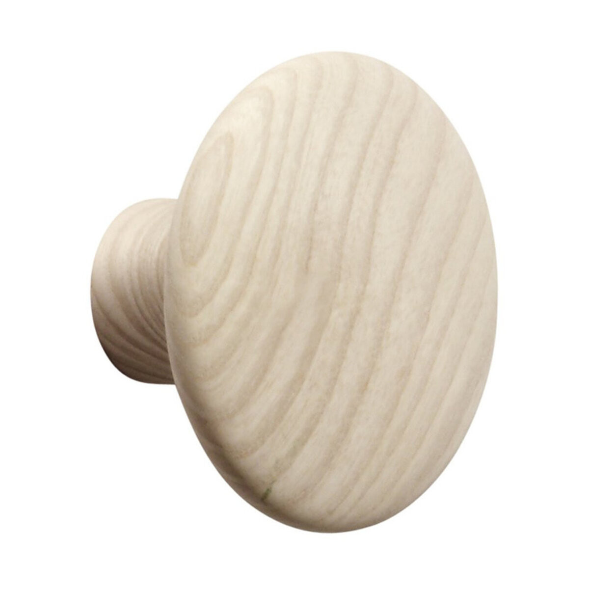 Patère ronde en bois naturel 9 cm The Dots - Muuto | The Cool Republic - Reward Style