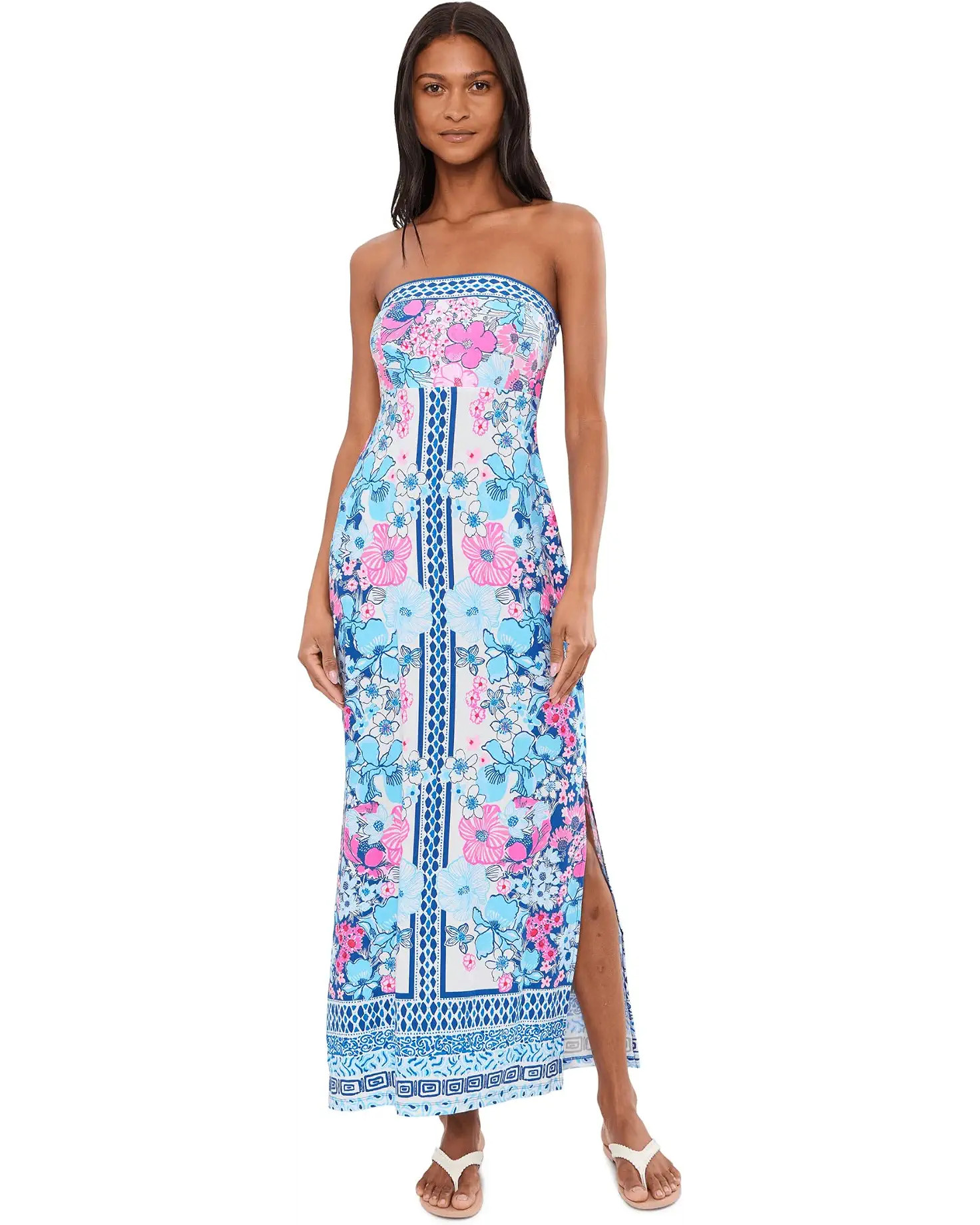 Women's Lilly Pulitzer Noa Strapless Maxi Dress | Zappos.com