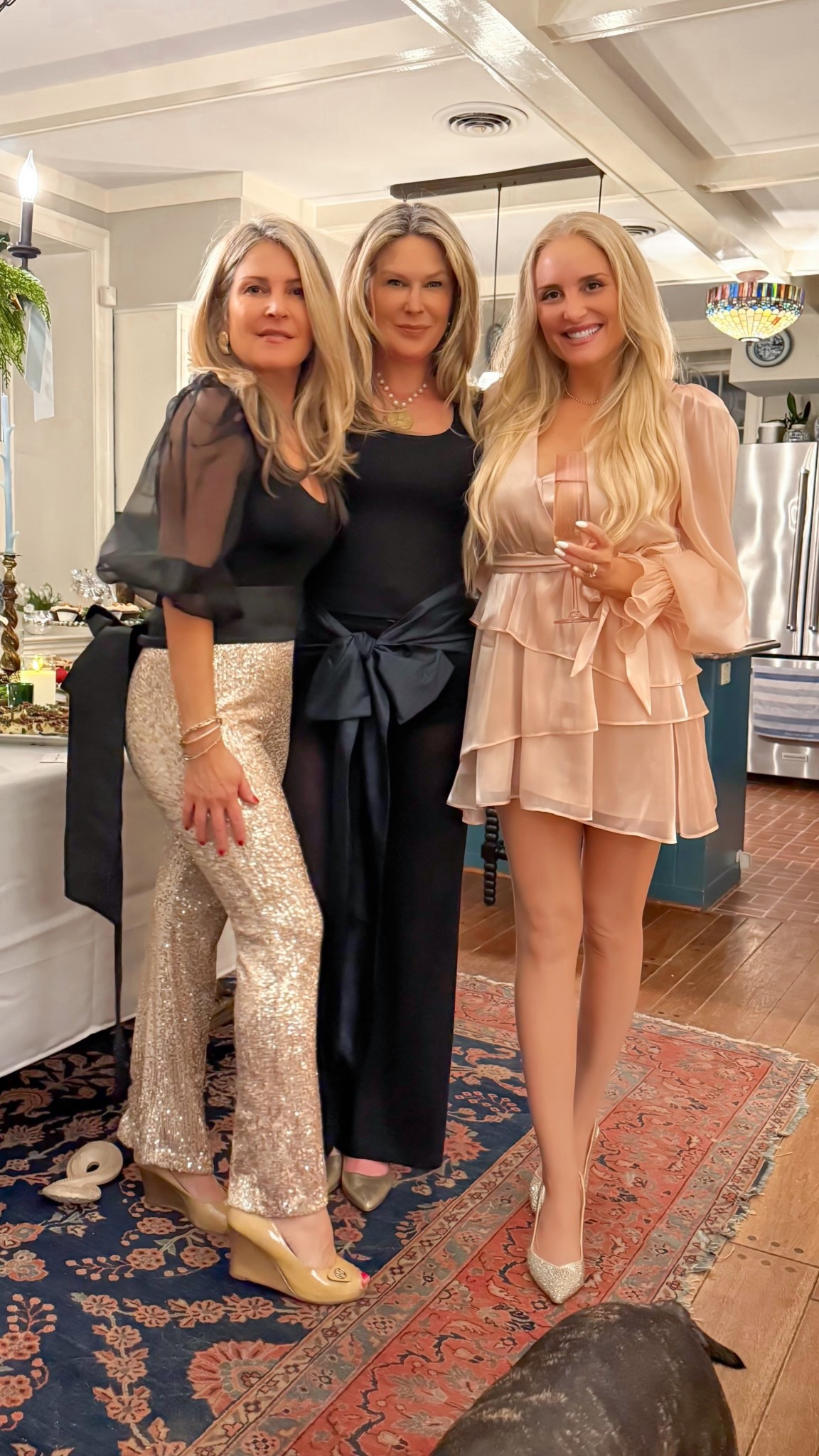 This beautiful pink organza dress is the perfect party dress - from NYE to a special event or birthday celebration! Runs a little big so you can size down. But hurry it's almost sold out! Also linking the faux fur coat and other winter accessories that I wore over this dress to brave the cold in a dress!