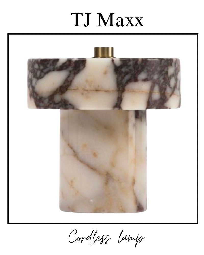 Marble cordless lamp on sale at TJ Maxx, kitchen, entry, bedroom, living room, office, design, designer deals, look for less, French, modern, coastal.

#LTKSaleAlert #LTKHome