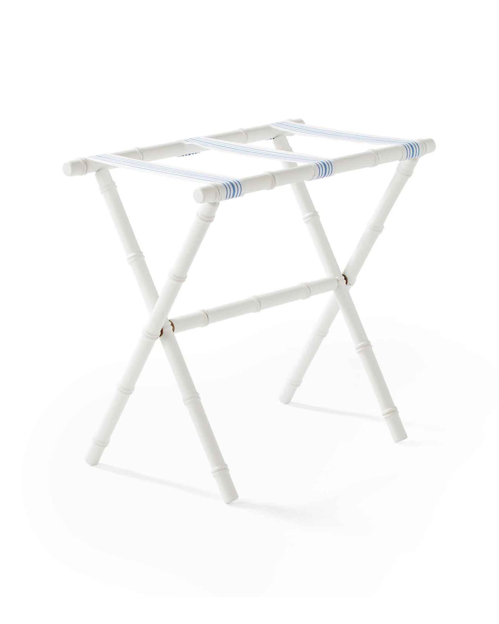 Serena & Lily Bamboo Luggage Rack | Serena and Lily