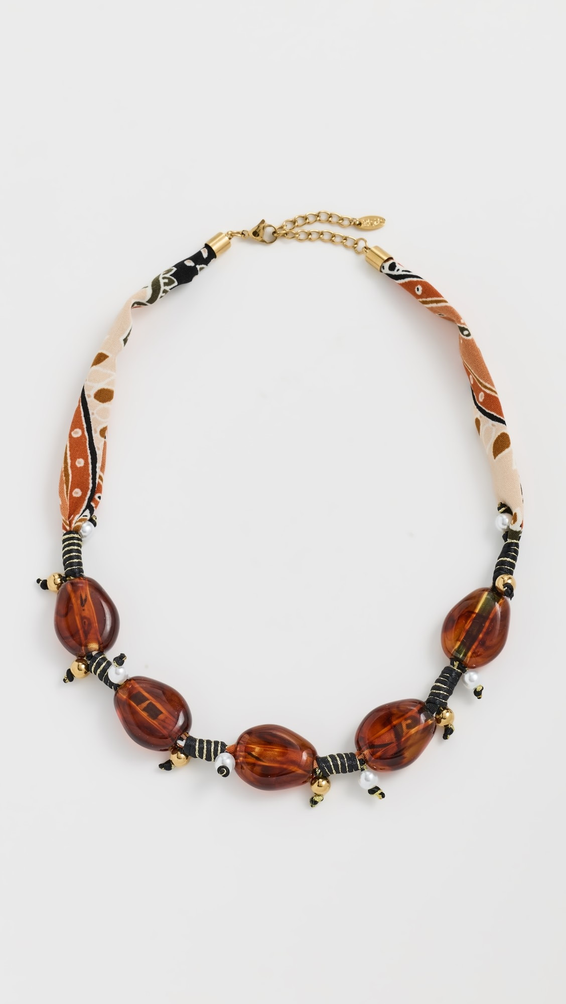 Bandana Beaded Amber Necklace | Shopbop