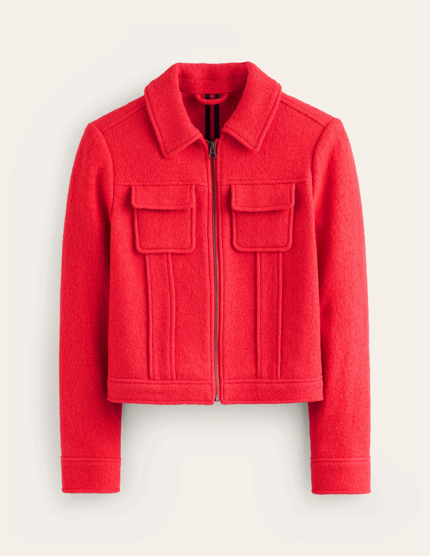 Wool Zip Through Jacket | Boden UK