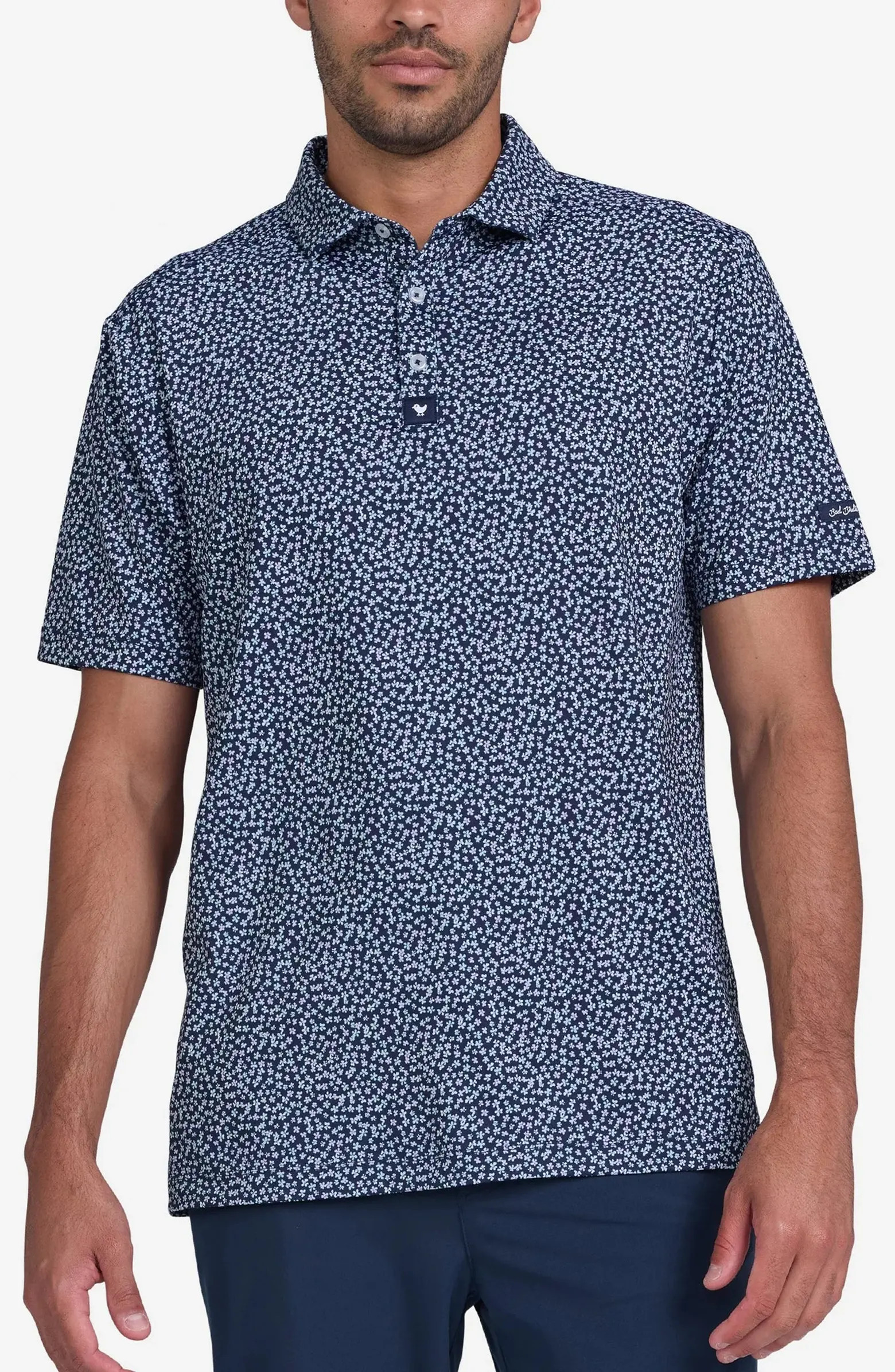 Core Ditsy Floral Print Performance Polo | Nordstrom