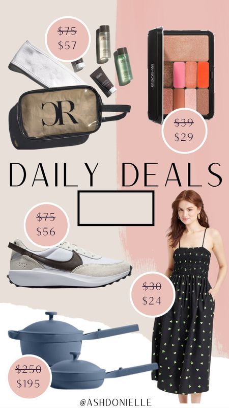 Daily deals - daily discounts - Nike sneakers on sale - target sale - Colleen Rothschild sale - makeup on sale - kitchen pots on sale - summer fashion - ourplace on sale 

#LTKSaleAlert #LTKStyleTip #LTKSeasonal