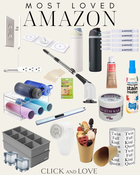 Most loved Amazon home and gadget finds 🛠️The messy eater stain treated is truly a lifesaver! I also have been enjoying my new spin brush for home cleaning!

Gift ideas, holiday, Christmas, 3 n 1 charger, paint pen, quake hold putty, acrylic container, home improvement, organization, home organization, charcuterie cups,ice molds, silicone ice tray, no flame lighter, museum wax, laundry room, living room, dining room, play room, rub n buff, Amazon, Amazon home, Amazon must haves, Amazon finds, amazon favorites, Amazon home decor

#LTKfindsunder100 #LTKhome #LTKfindsunder50