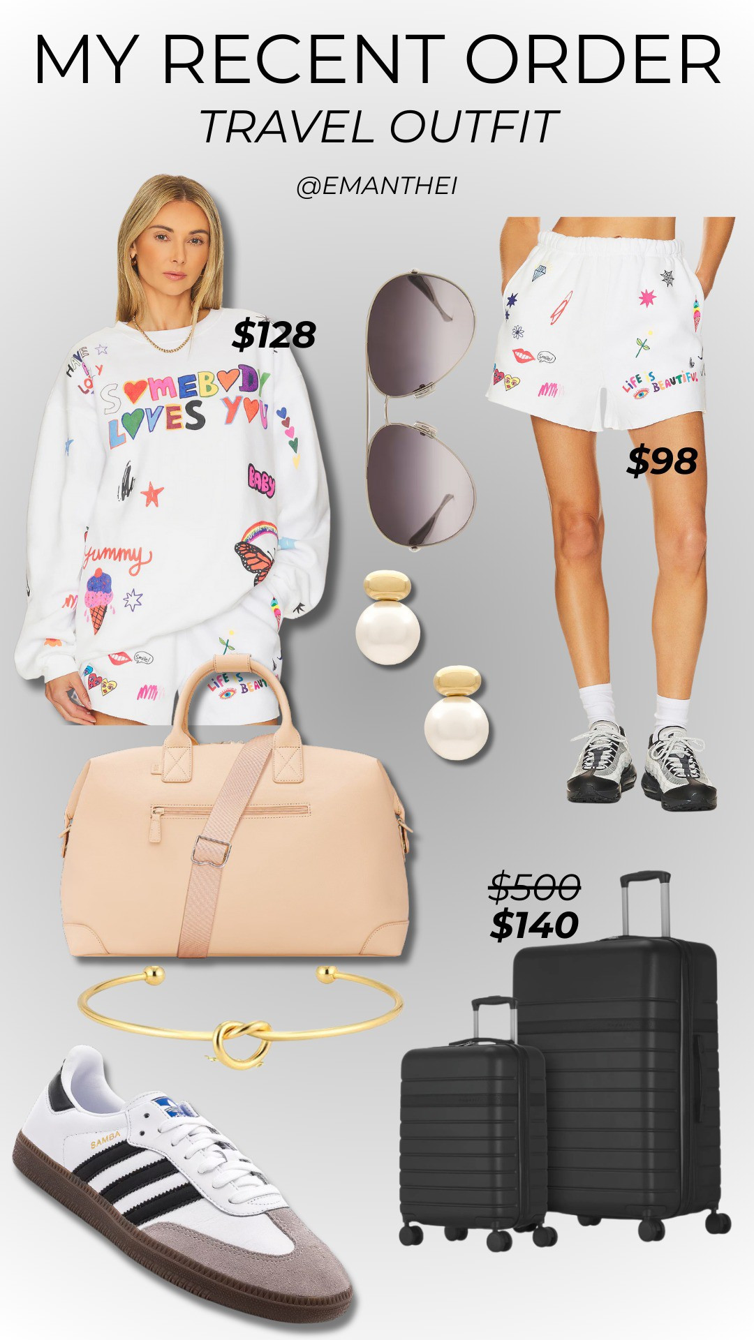 Duffle Bag | Pearl earrings | Travel outfit | Traveler | My recent order | 🧳

#LTKActive #LTKTravel #LTKFamily