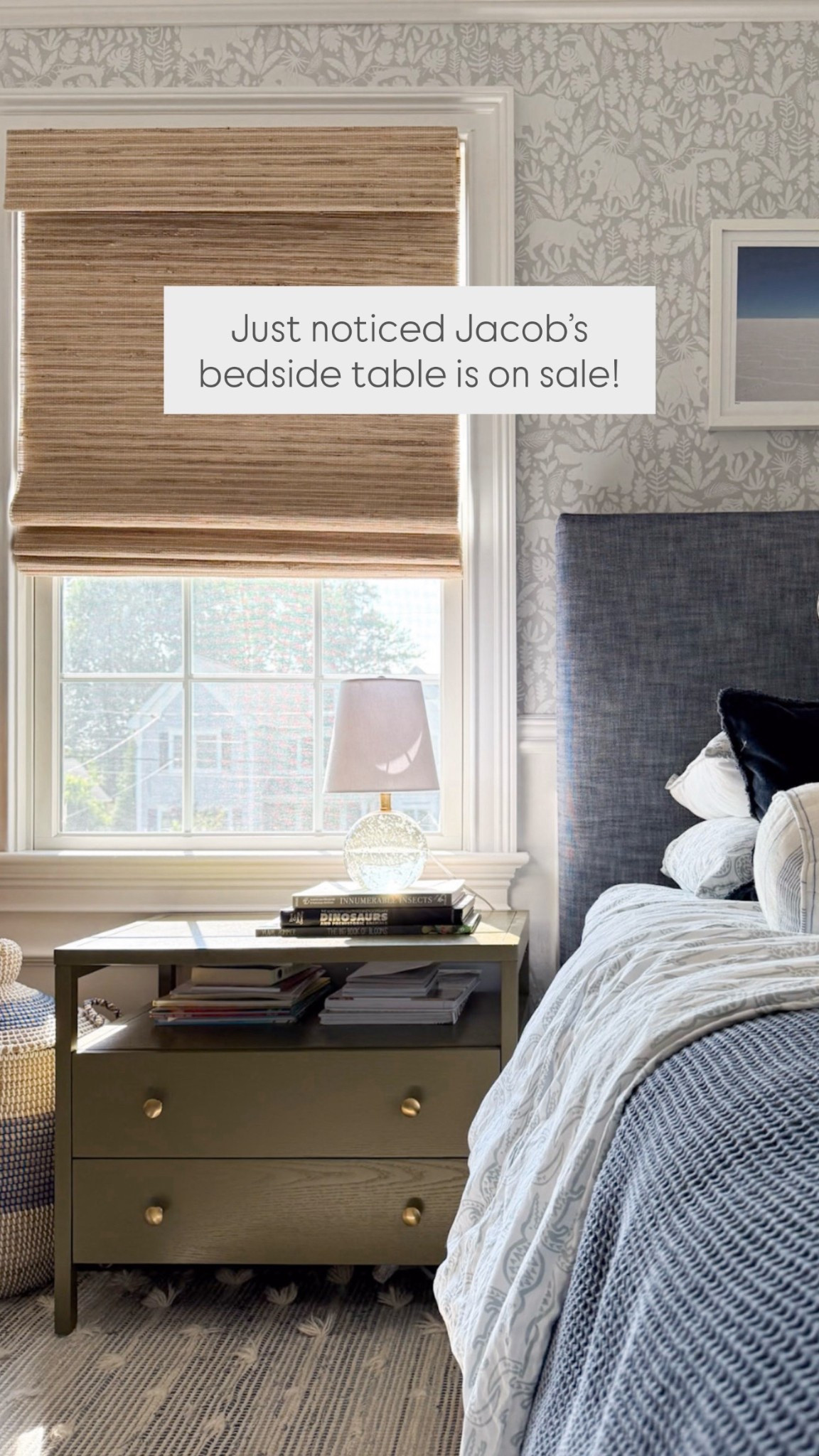 Just noticed that Jacob’s bedside table is on sale! Comes in a few colors - love the olive green! 

#LTKFamily #LTKSaleAlert #LTKHome