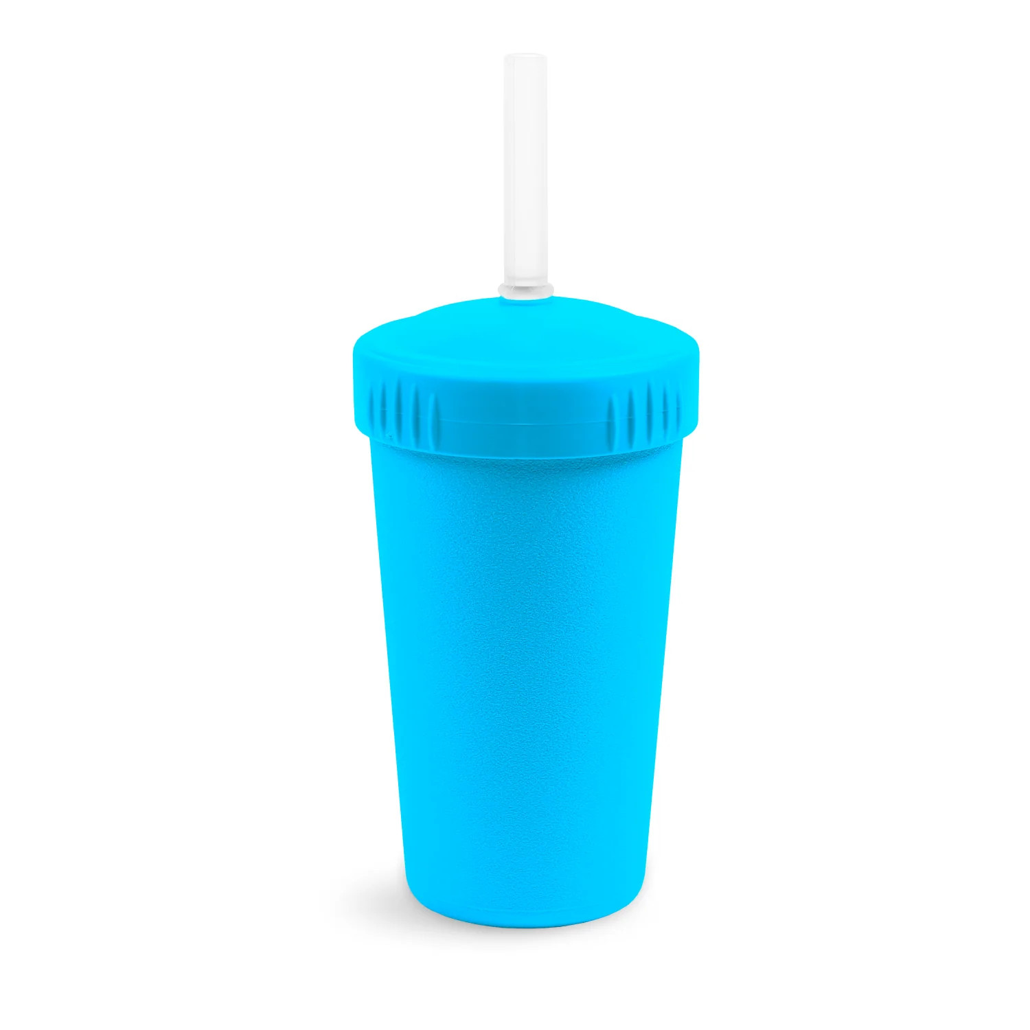 10 oz Straw Cup with No Pull-Out Silicone Straw USA Made from Recycled | Re-Play