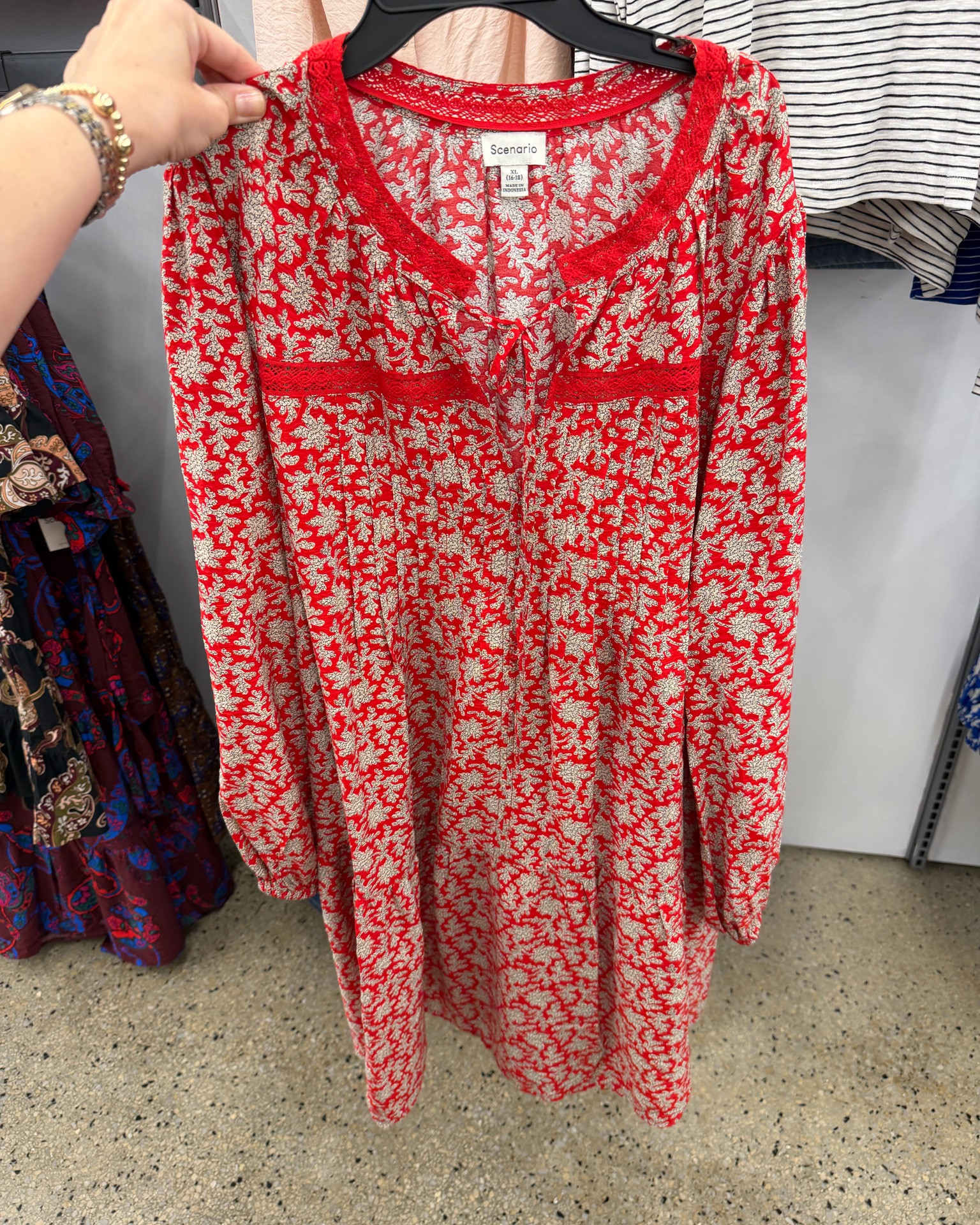 Boho dress by scenario at Walmart