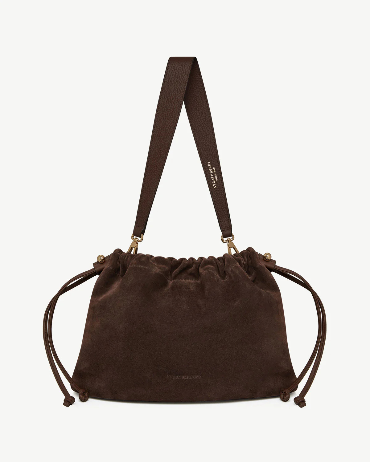 Strathberry - Charlotte Midi Drawstring - Brown | Strathberry