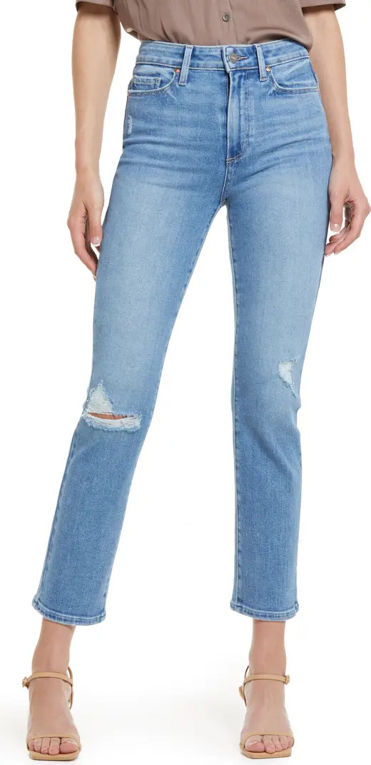 Cindy Ripped Straight Leg Jeans | Nordstrom Rack