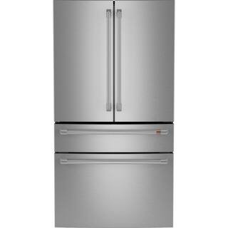 36 in. 23.2 cu. ft. Smart Counter-Depth 4-Door French-Door Refrigerator With Dual-Dispense AutoFill Pitcher | The Home Depot