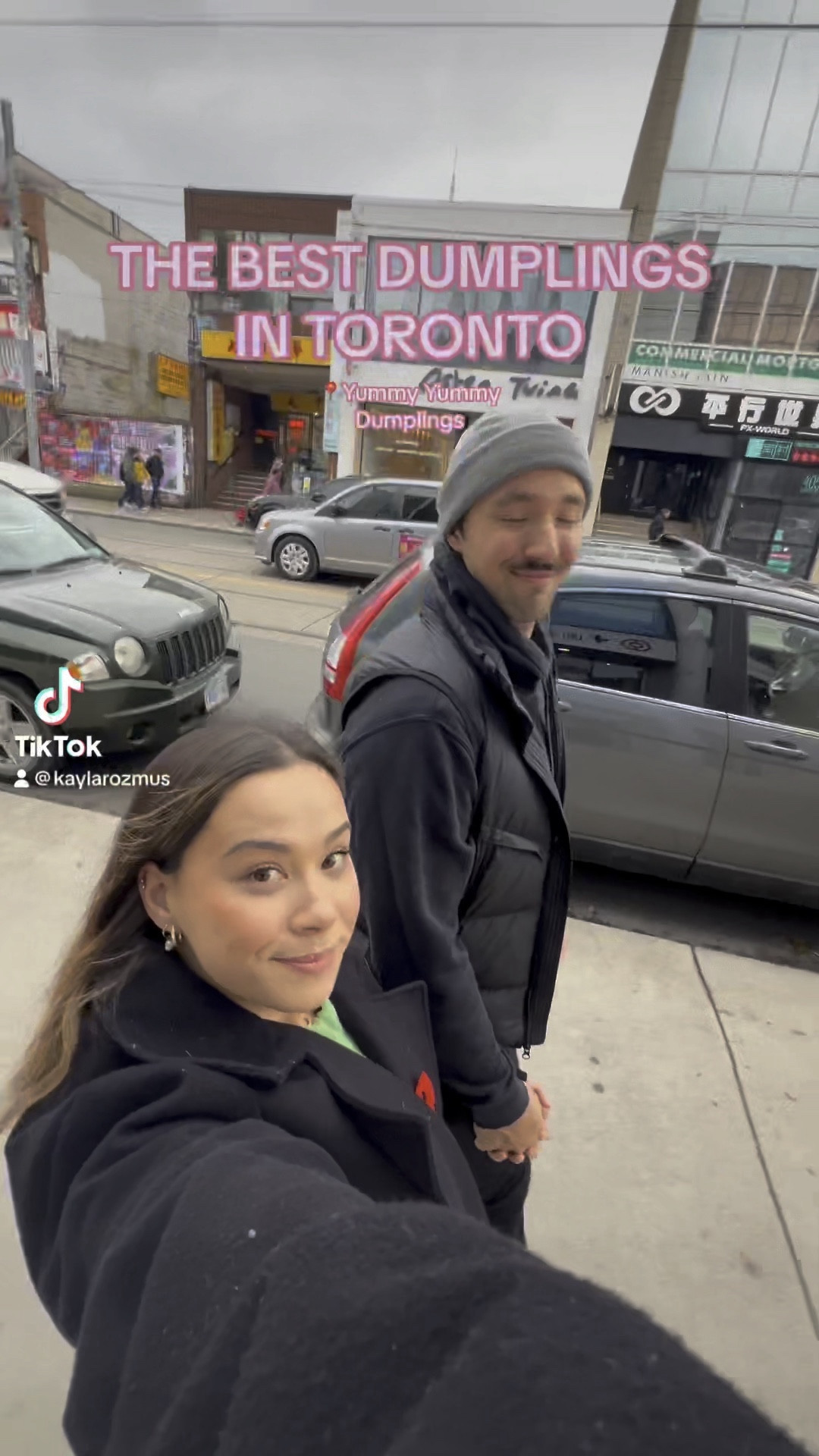 Trying soup dumplings in Toronto! Wearing a casual fall out for walking around downtown Toronto in. Outfit includes a black trench coat from H&M and a green sweater from American Eagle. 

#LTKfindsunder100 #LTKGiftGuide #LTKHoliday