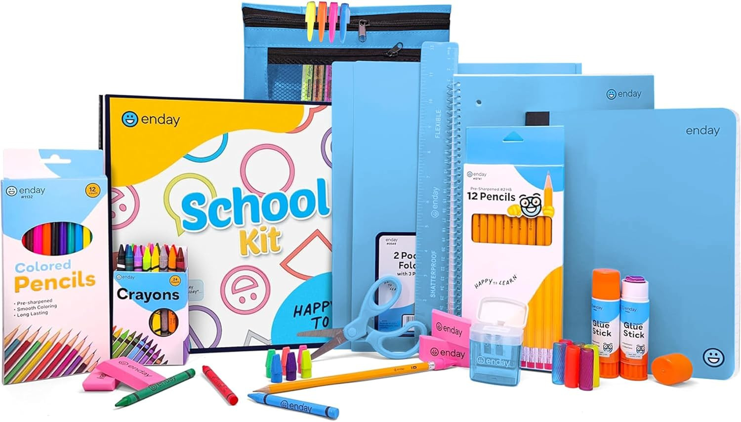 Enday Back to School Supplies for Kids, School Supply Box Grades K-5 | Amazon (US)