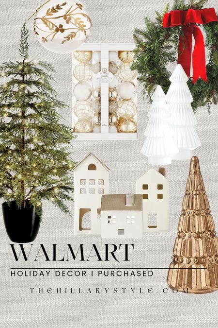 Walmart has the best and most affordable Holiday Decor I have seen. Here are a few I grabbed for our home  

#LTKSeasonal #LTKstyletip #LTKHoliday