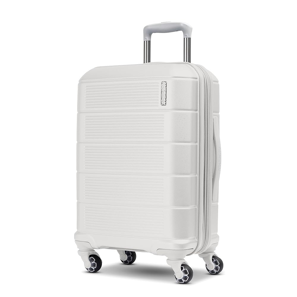 American Tourister Stratum 2.0 Expandable Hardside Luggage with Spinner Wheels, Carry-On, White | Amazon (US)