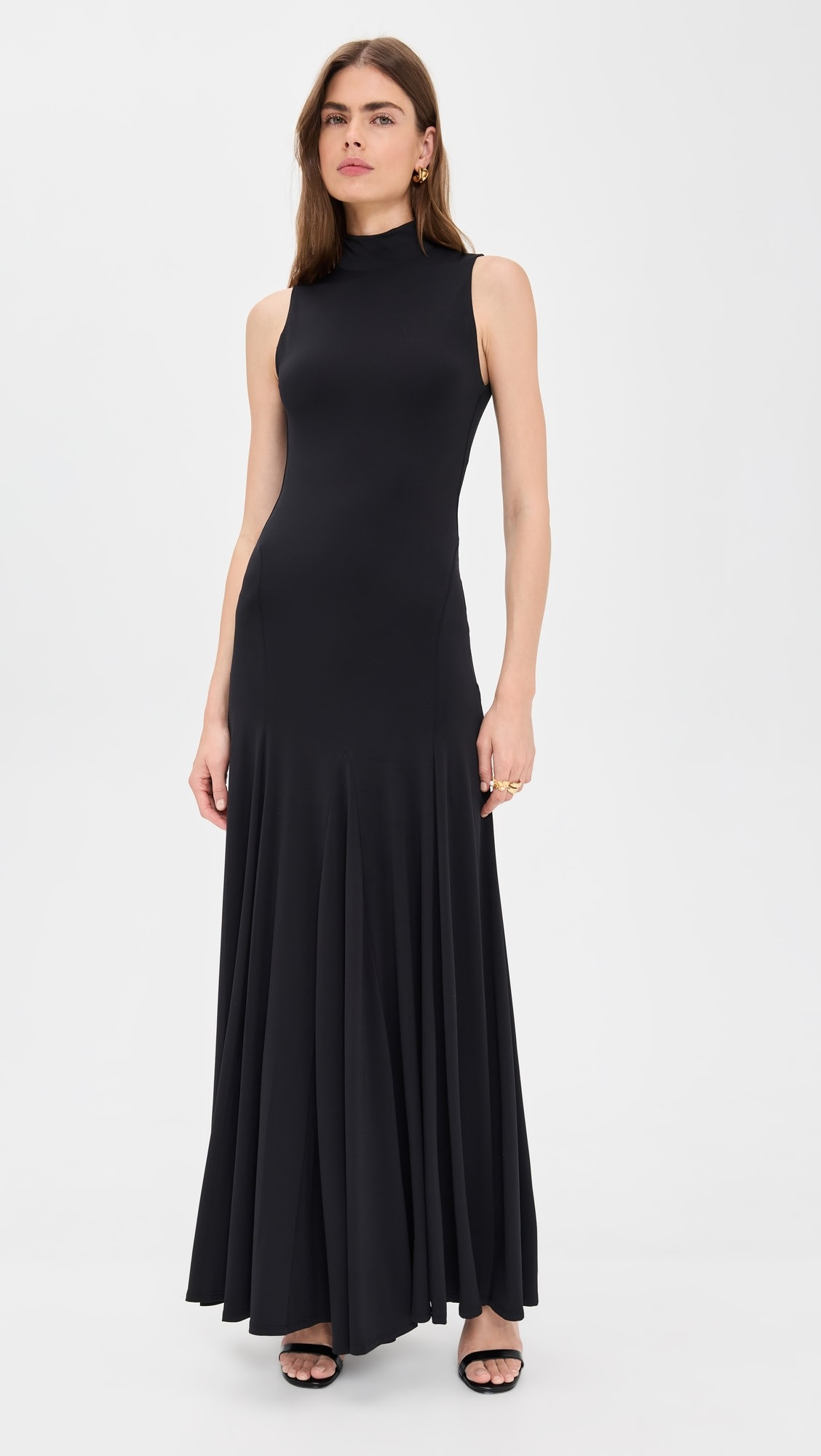 Augusta Open Back Sleeveless Turtleneck Maxi Dress | Shopbop