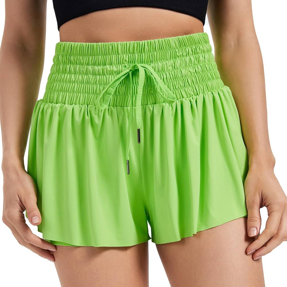 Blaosn Flowy Athletic Shorts for Women High Waisted Gym Yoga Workout Running Tennis Skirt Skort C... | Amazon (US)