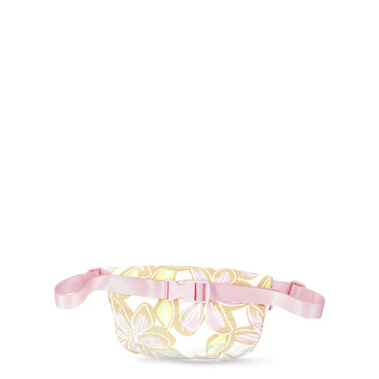 No Boundaries Beach Wipeable Fanny Pack, Orange Oversized Floral, Women's - Walmart.com | Walmart (US)
