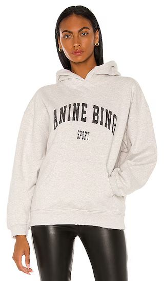 ANINE BING Sport Harvey Sweatshirt in Grey. - size M (also in L, S, XS) | Revolve Clothing (Global)