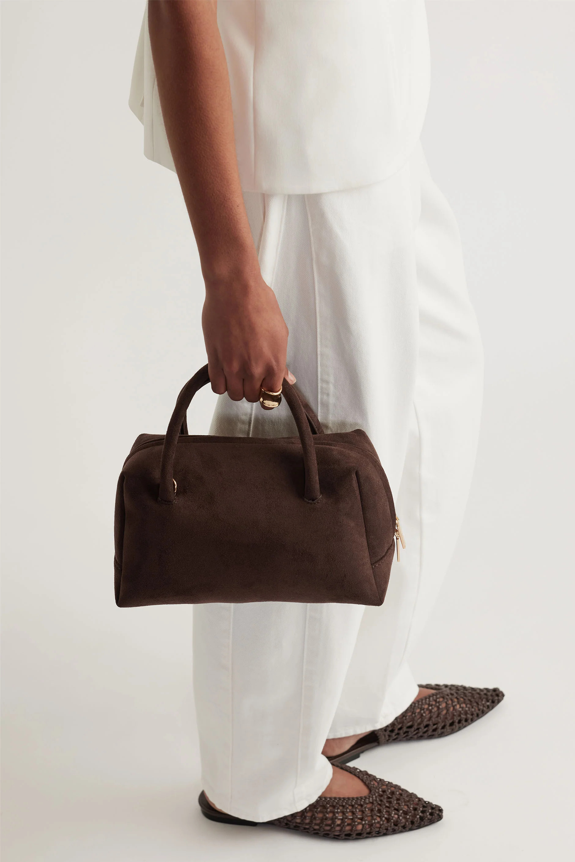Olivia Bowling Bag - Chocolate | DECJUBA